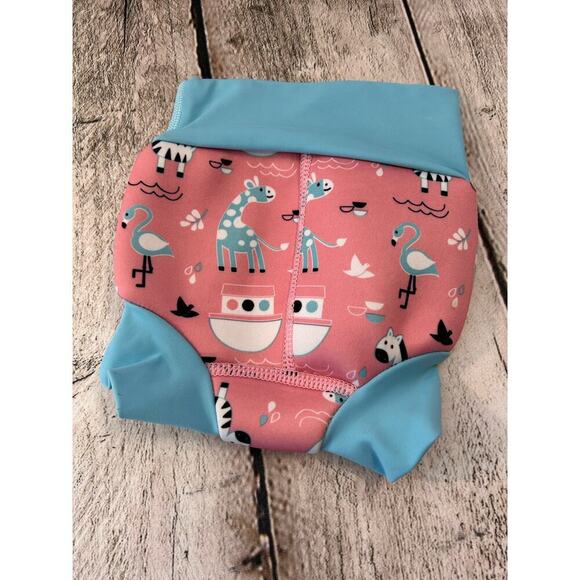 HAPPY NAPPY Infant Swim Diaper - Nina’s Ark / Size: 0-3 Months - Picture 2 of 5